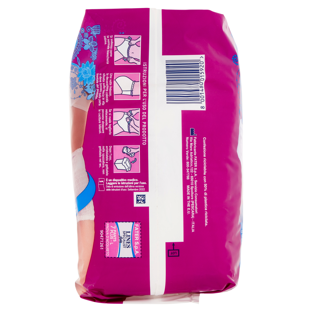 Lines Specialist Lady Pants Plus Tg.L 7 pz