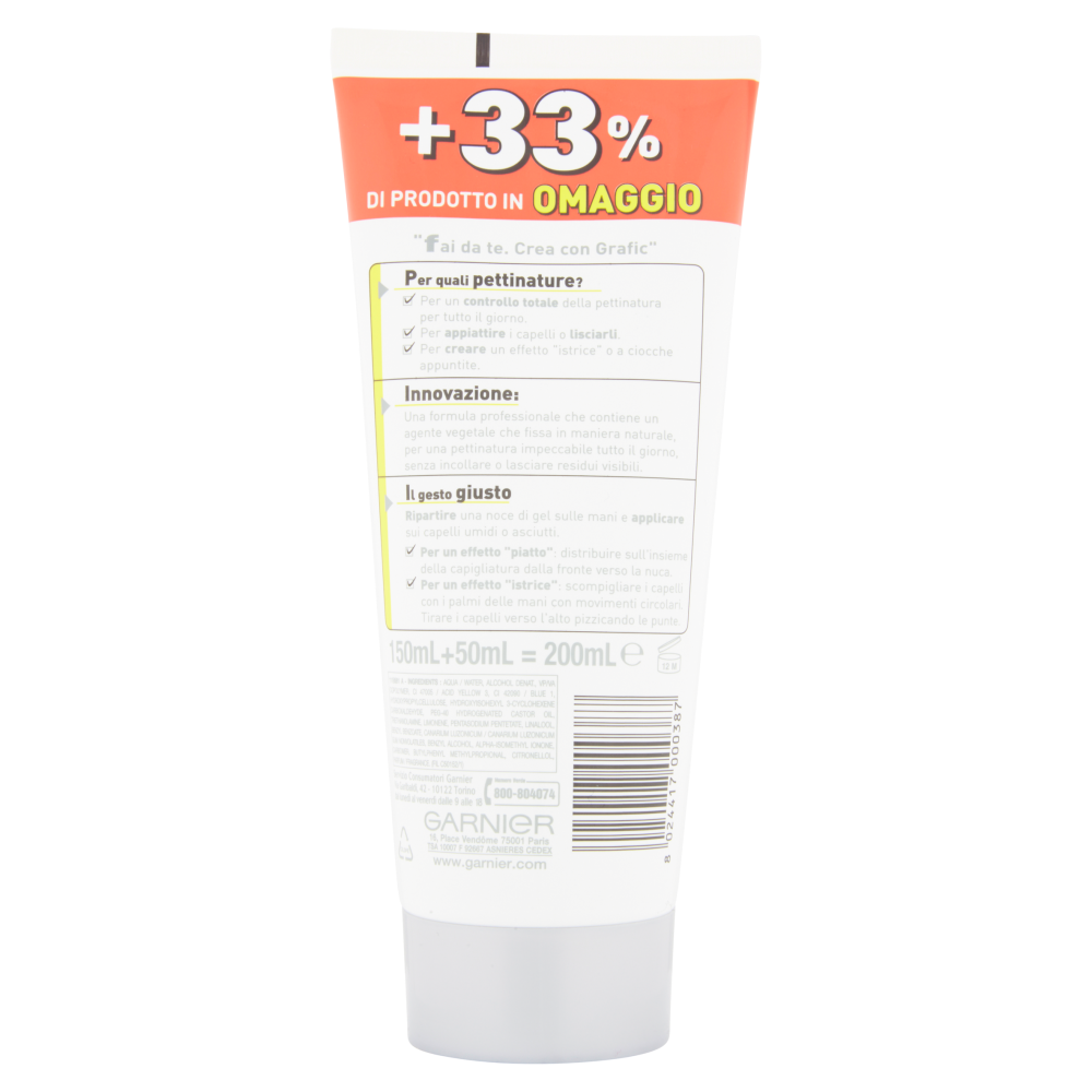 Garnier Grafic gel mega-fix 200 ml