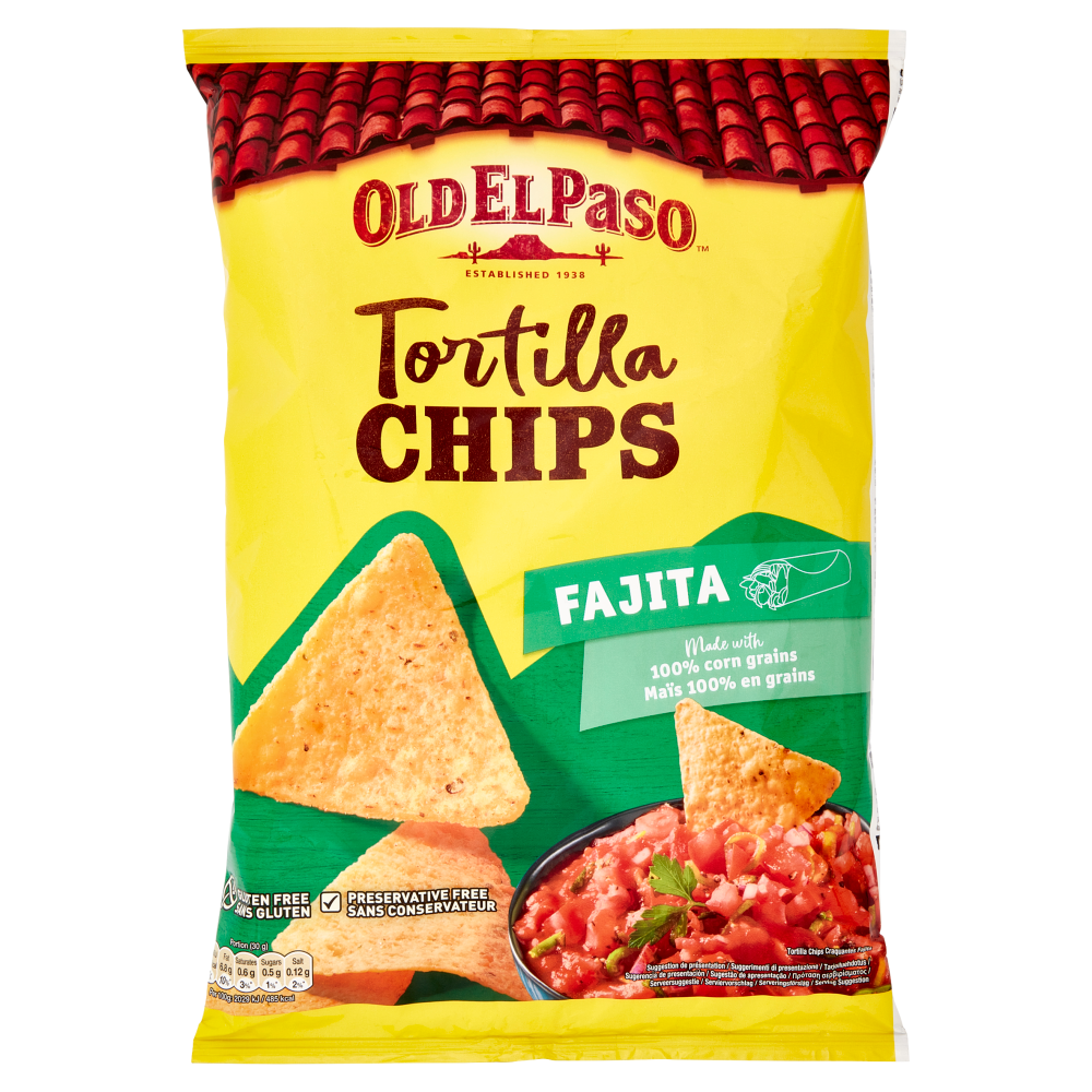 Old El Paso Tortilla Chips Fajita 185 g