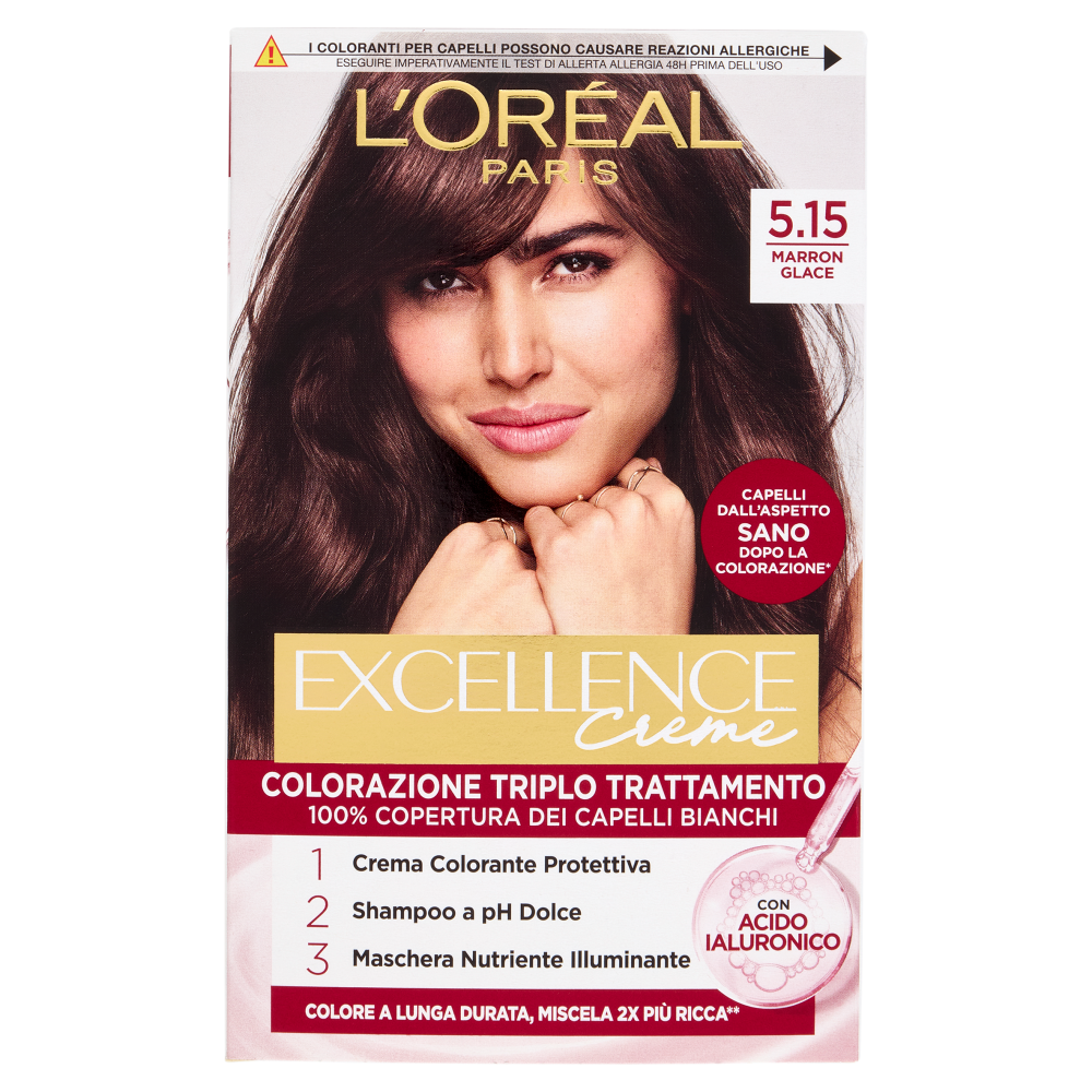 L'Oréal Paris Excellence Creme Colorazione Triplo Trattamento 5.15 Marron Glace