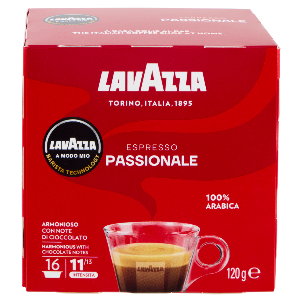 Lavazza A Modo Mio Espresso Passionale 16 Capsule 120 g