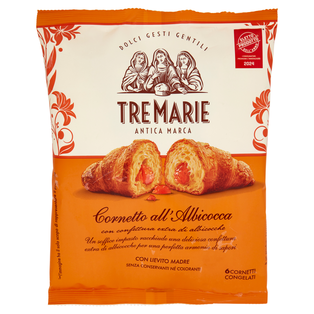 Tre Marie Cornetto all'Albicocca 6 x 62 g
