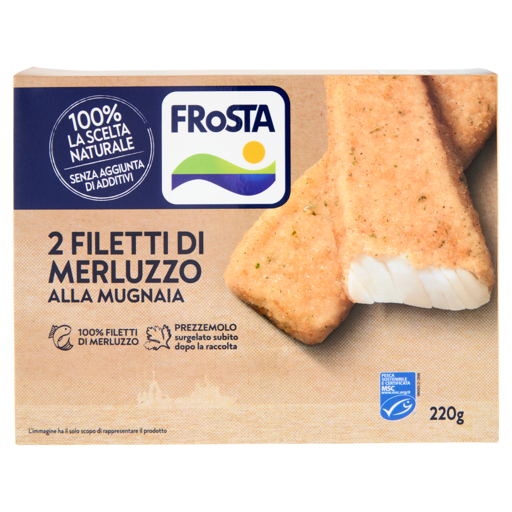 FRoSTA 2 Filetti di Merluzzo alla Mugnaia 220 g