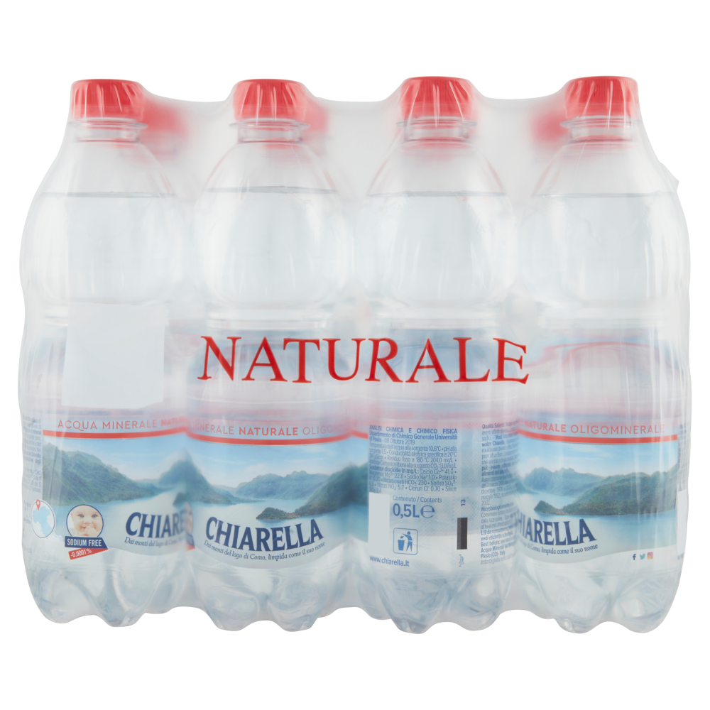Chiarella Acqua Minerale Naturale Oligominerale 12 x 0,5 L