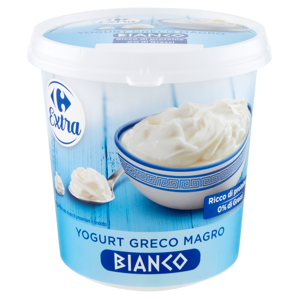 Carrefour Extra Yogurt Greco Magro Bianco 1 kg