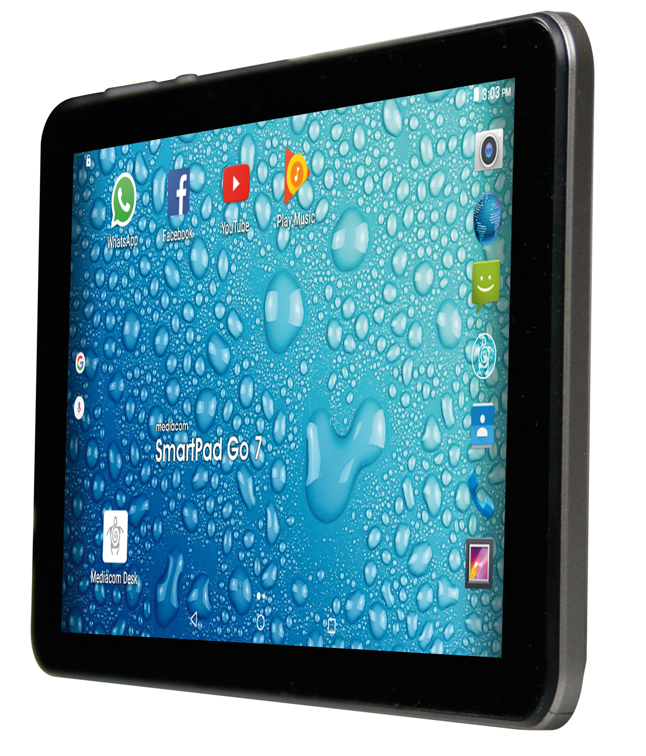 Mediacom SmartPad Go 7 3G Mediatek 8 GB 17,8 cm (7") 1 GB Wi-Fi 4 (802.11n) Android 6.0 Nero