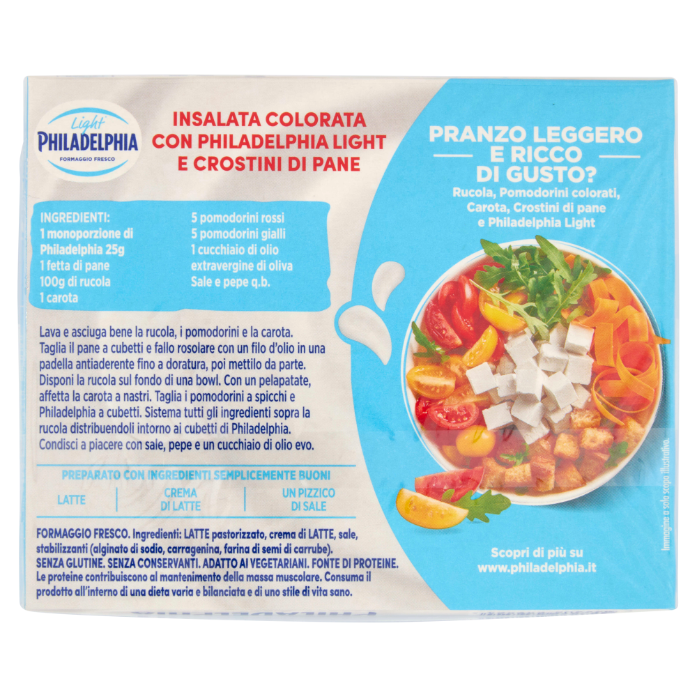 Philadelphia Light formaggio fresco spalmabile - 6x25g