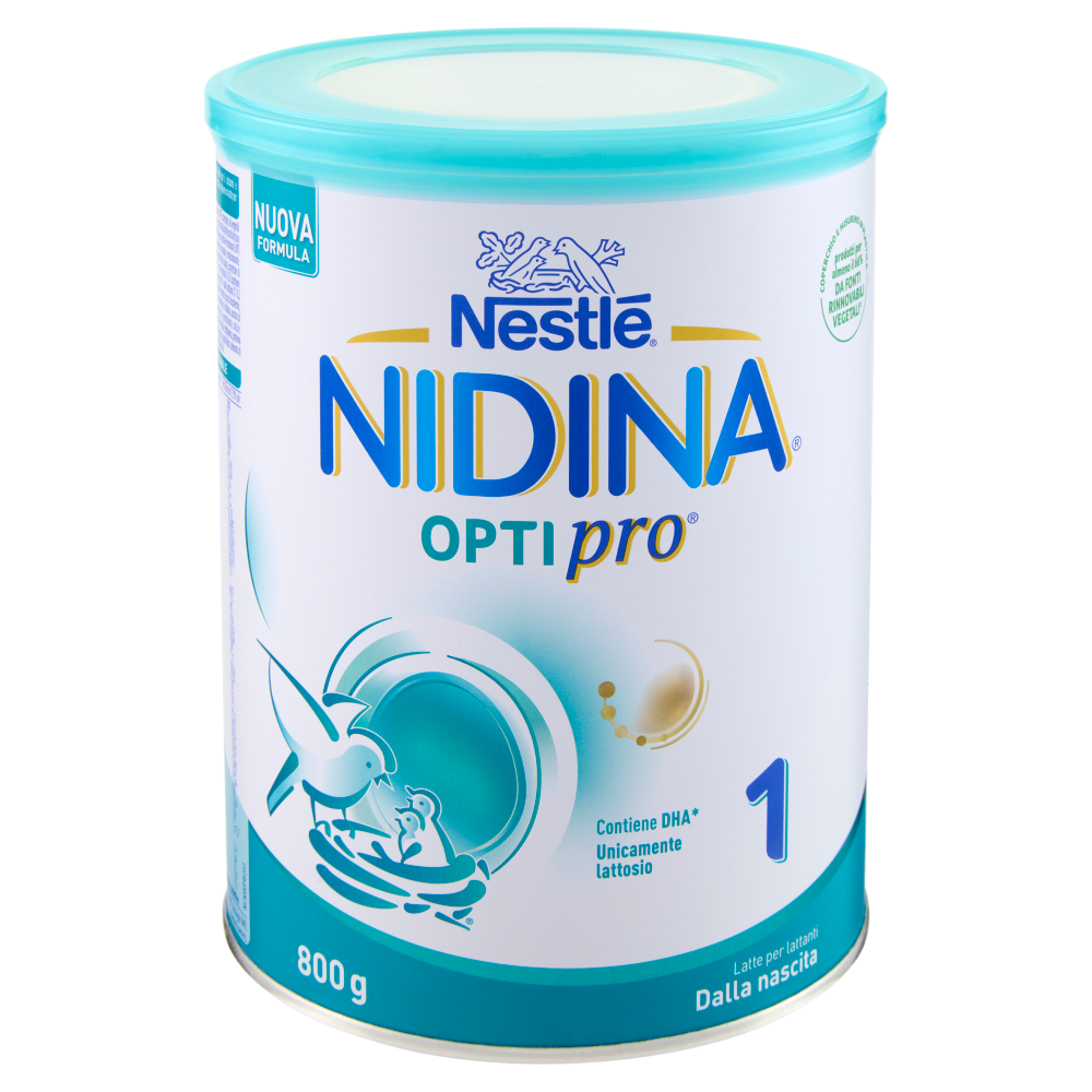 NESTLÉ NIDINA Optipro 1 Latte per lattanti in polvere dalla nascita Latta 800g