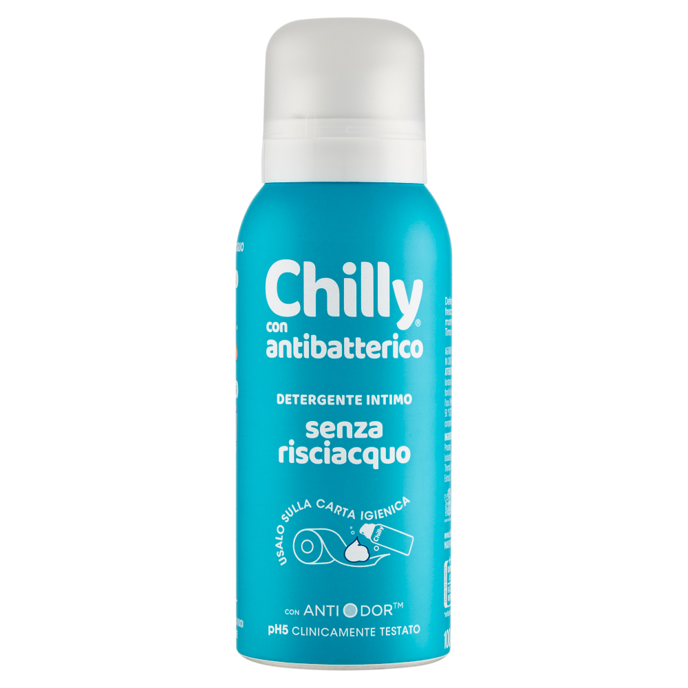 Chilly con antibatterico Detergente Intimo senza risciacquo 100 ml
