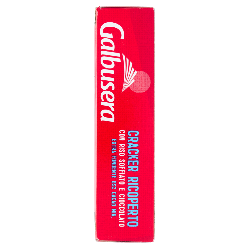 Galbusera Cracker Ricoperto con Riso Soffiato e Cioccolato Extra Fondente 5 x 30 g