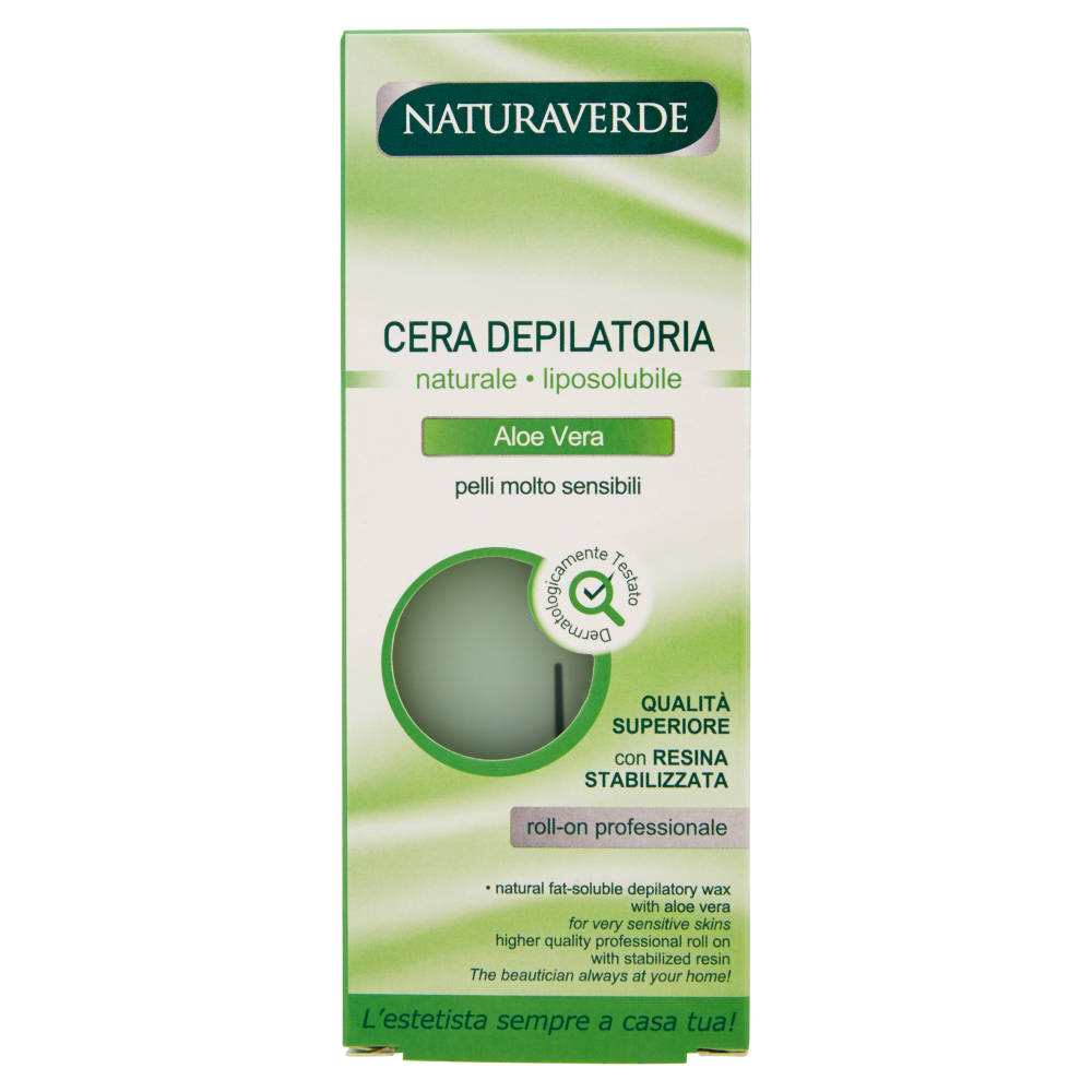 Naturaverde Pro Roll-On Zinco Cera Depilatoria Liposolubile 100 ml