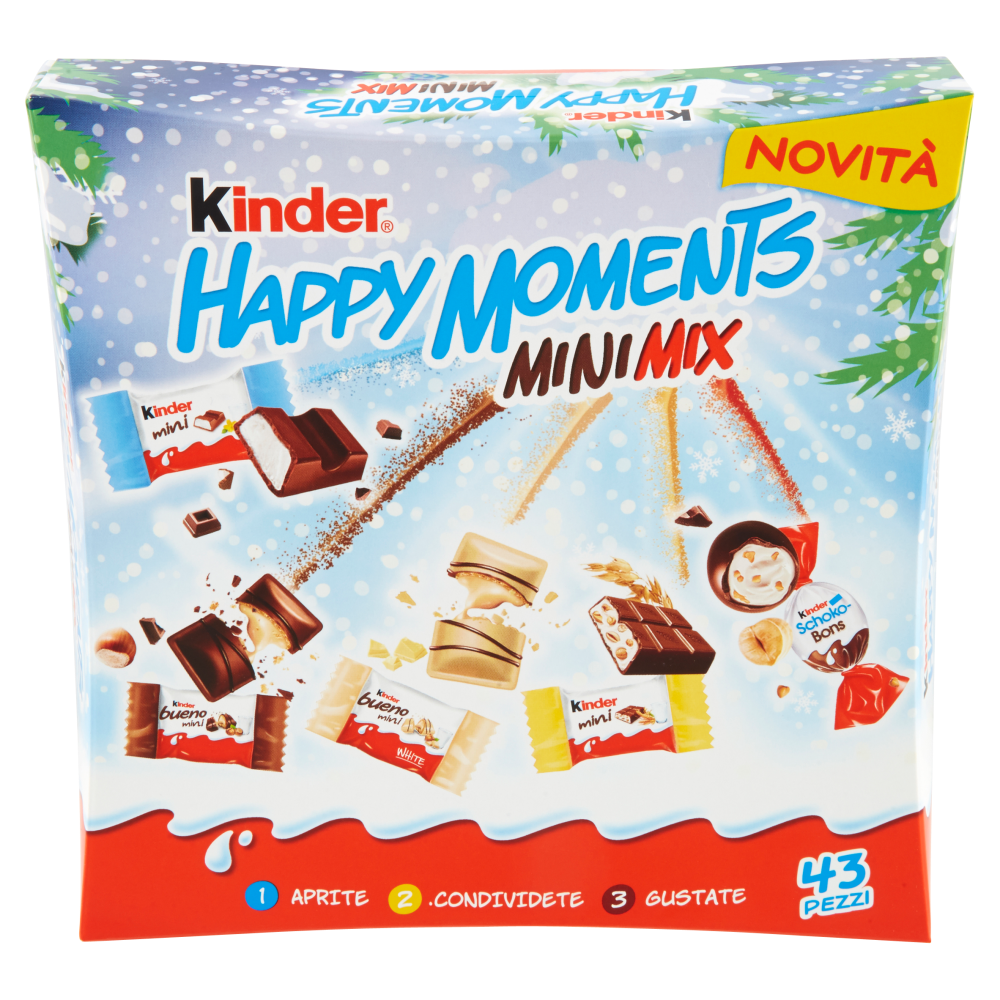 Kinder Happy Moments Mini Mix 43 Pezzi 242 g