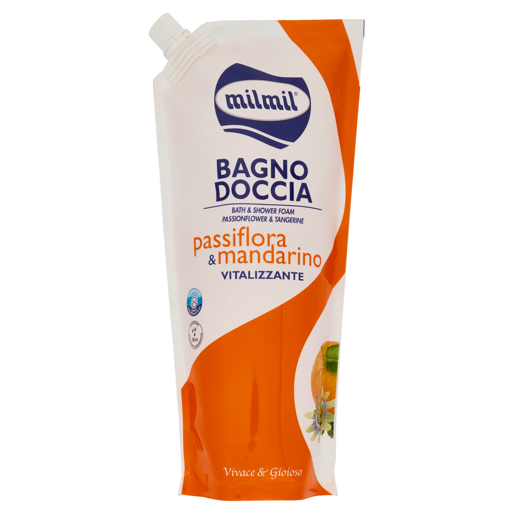 milmil Bagno Doccia passiflora & mandarino Vitalizzante 750 ml