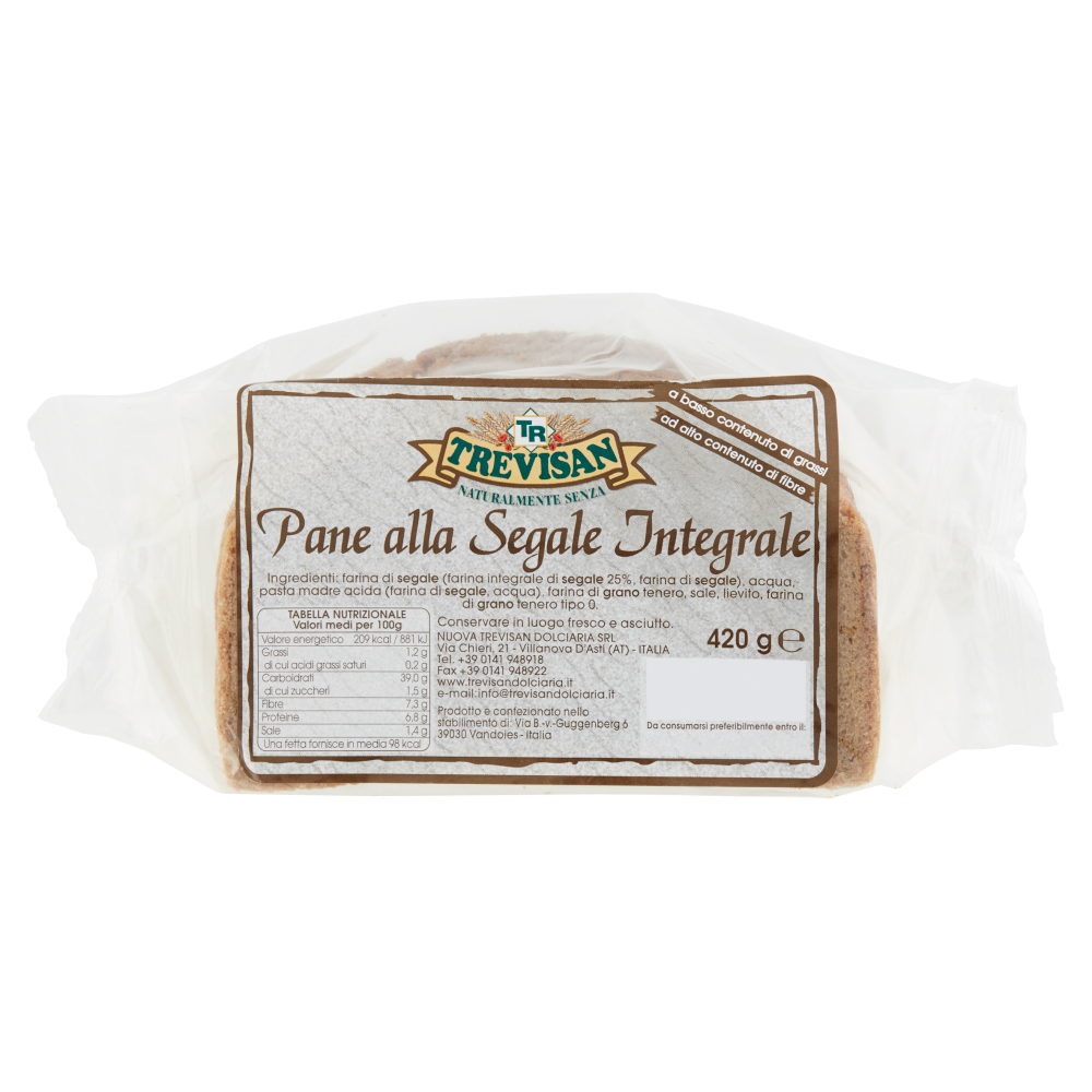 Trevisan Pane alla Segale Integrale 420 g