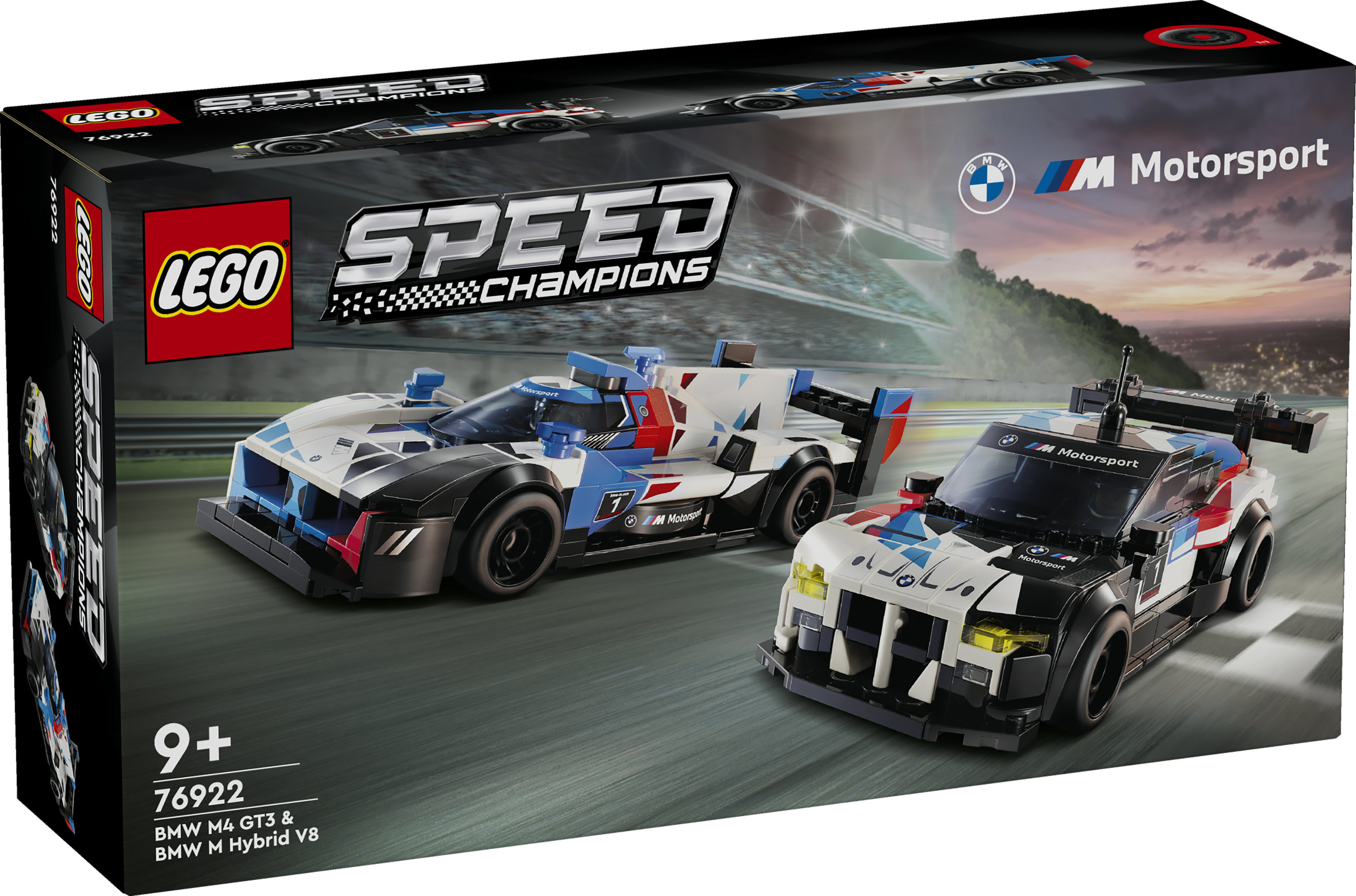 LEGO Speed Champions Auto da corsa BMW M4 GT3 e BMW M Hybrid V8
