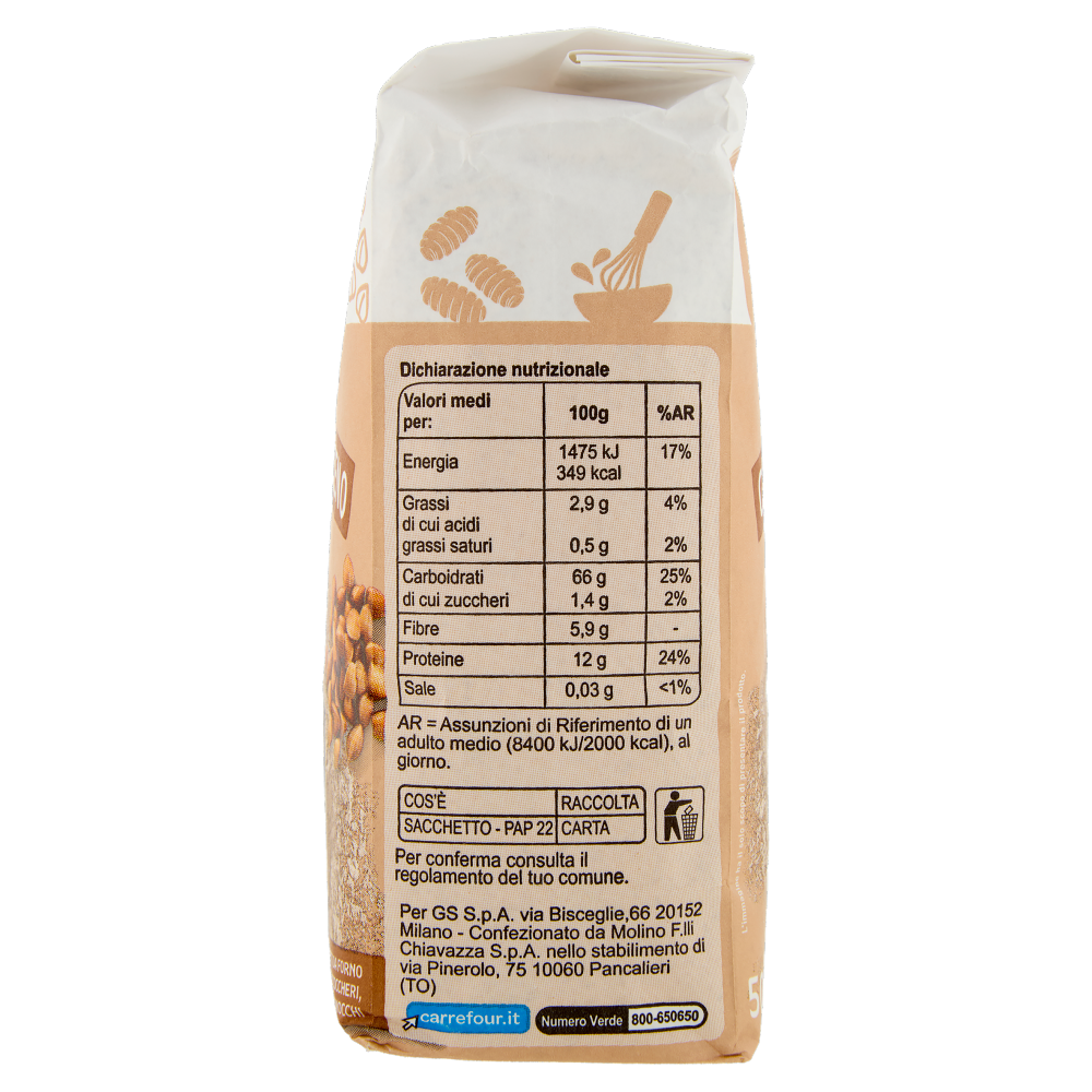 Carrefour Classic Farina di Grano Saraceno 500 g