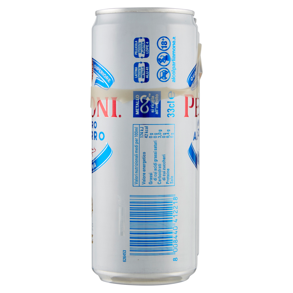 Peroni Nastro Azzurro Birra Lattina 2 x 33