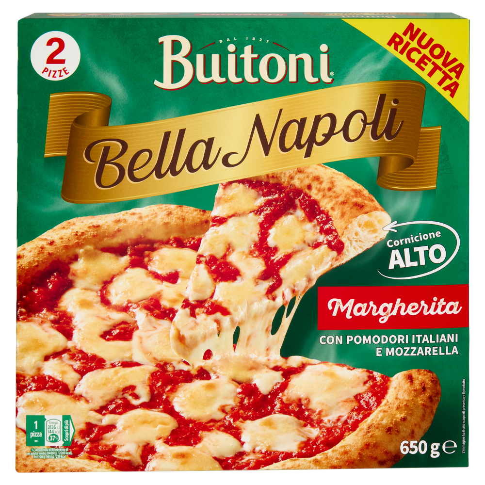 Buitoni Bella Napoli Margherita x2 Pizza surgelata 650 g