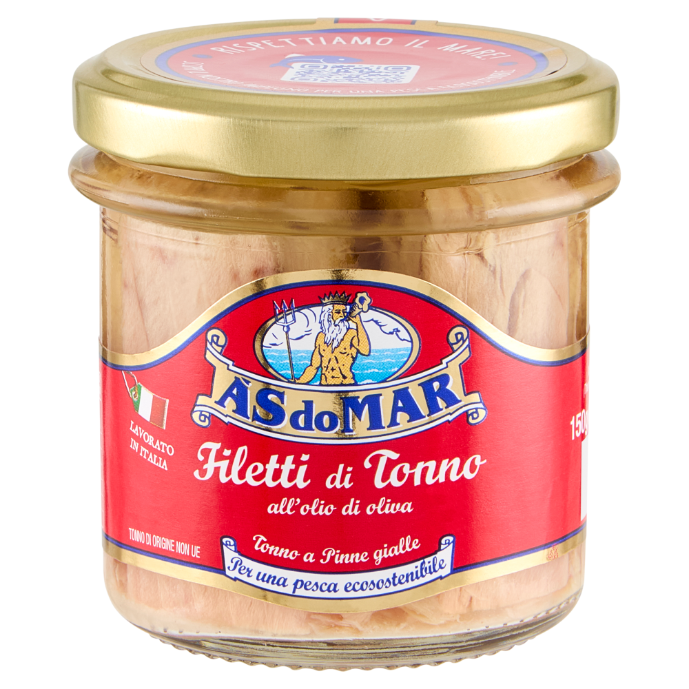 Asdomar Filetti di Tonno all'olio di oliva 150 g