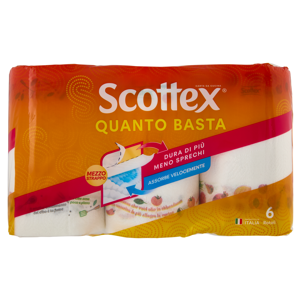 Scottex Quanto Basta Carta da Cucina 6 pz
