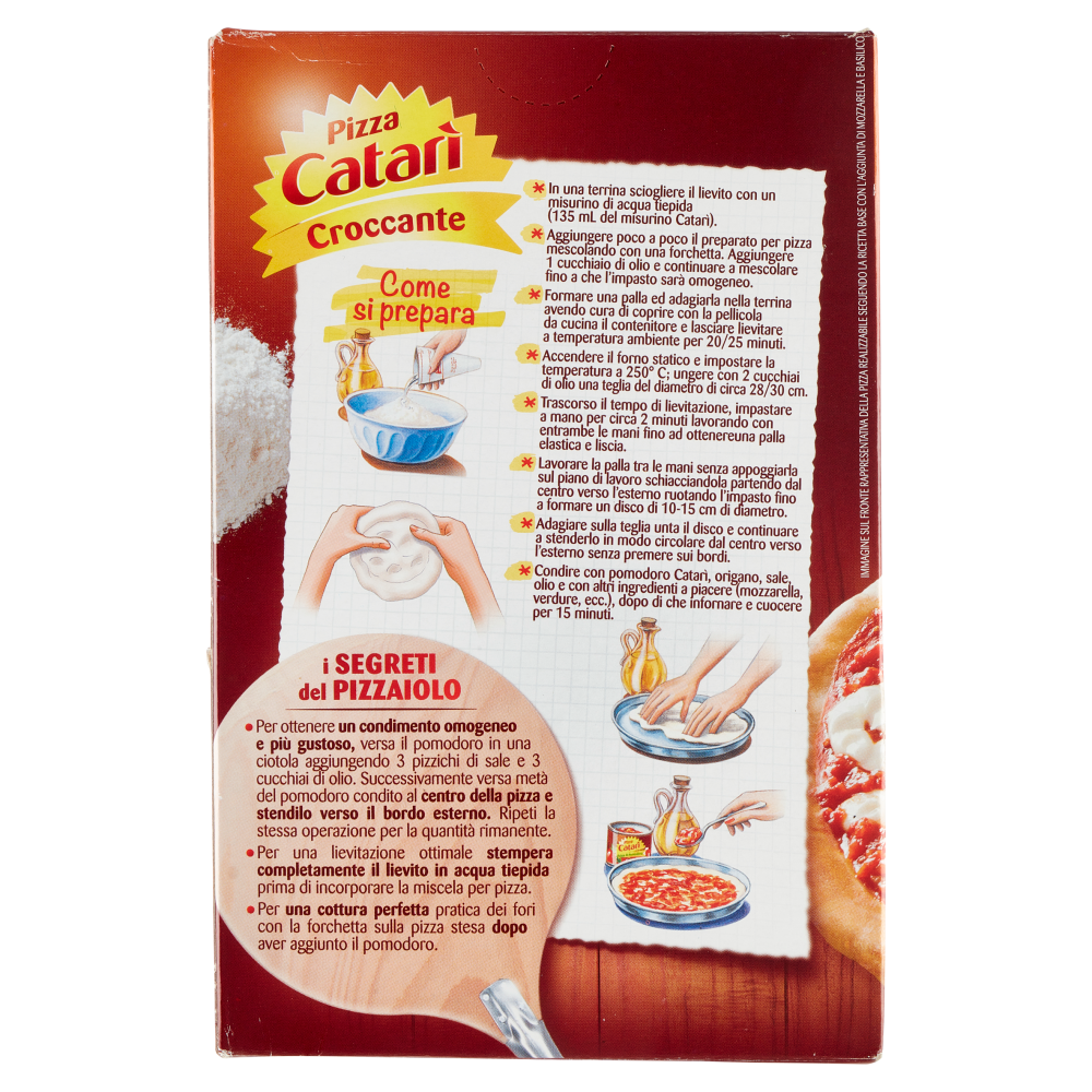 Pizza Catar&igrave; Croccante 448,25 g