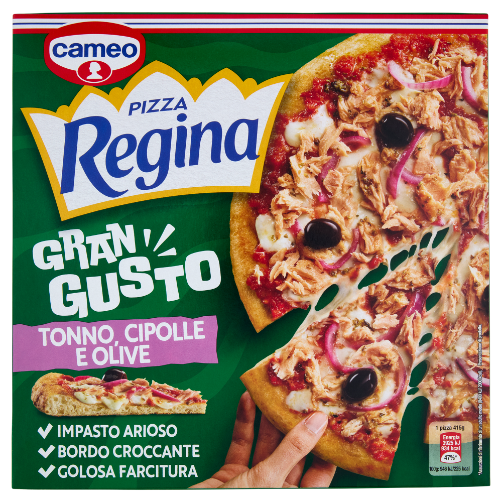 cameo Pizza Regina Gran Gusto Tonno, Cipolle e Olive 415 g