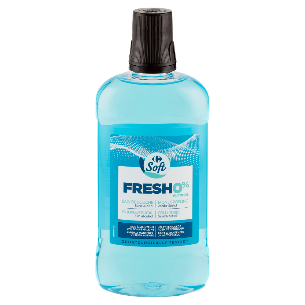 Carrefour Soft Fresh 0% Alcol Collutorio 500 ml