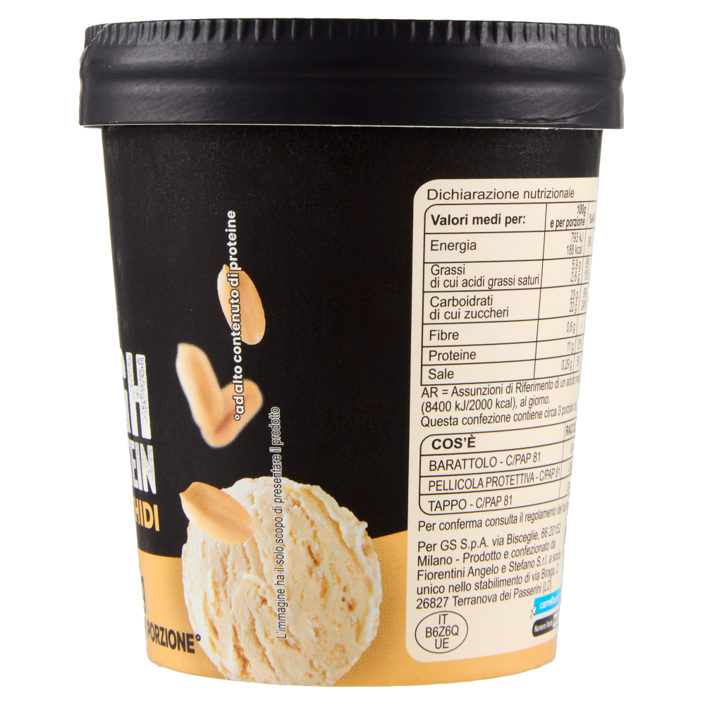 Carrefour Sensation High Protein Gelato Arachidi 320 g