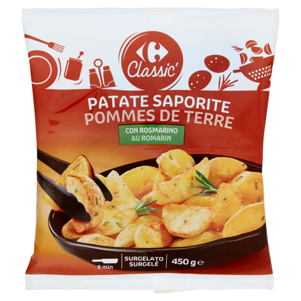 Carrefour Classic Patate Saporite con Rosmarino Surgelato 450 g