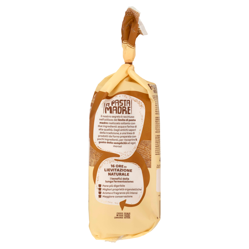 YukyBio A Pasta Madre Pane Bauletto Integrale 400 g