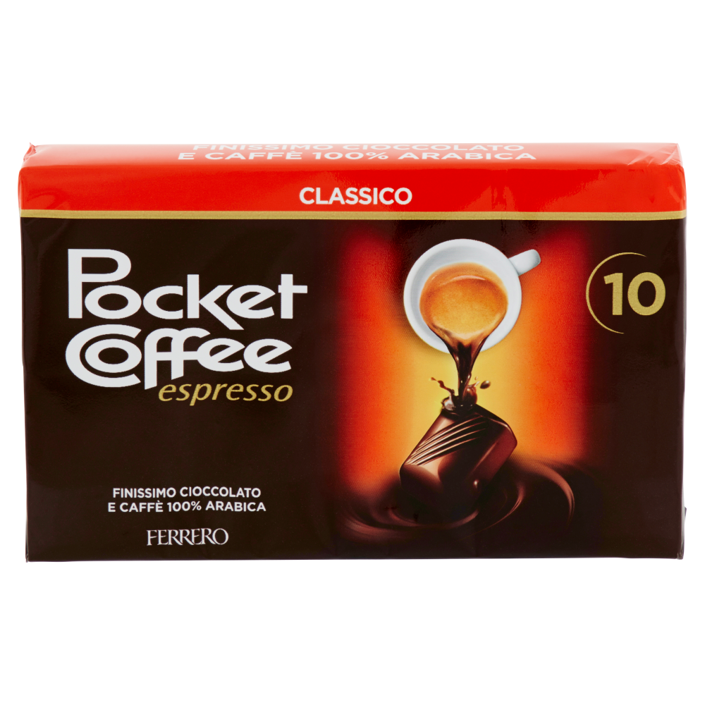 Pocket Coffee espresso Classico 10 pezzi 125 g