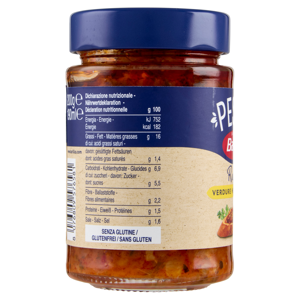 Barilla Pesto Rustico Mediterraneo 200g Carrefour