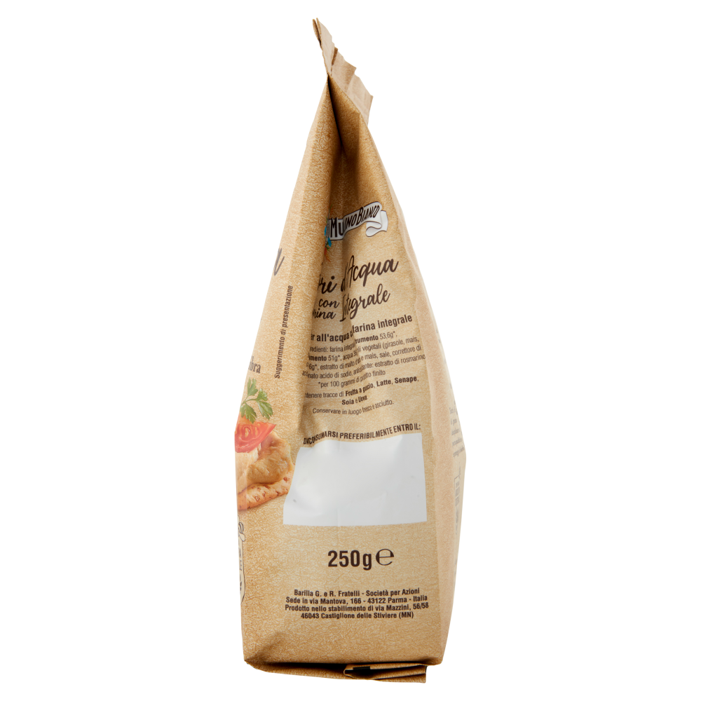 Mulino Bianco Fiori d'Acqua Cracker Integrali Senza Lievito Ricchi di Fibre 250g