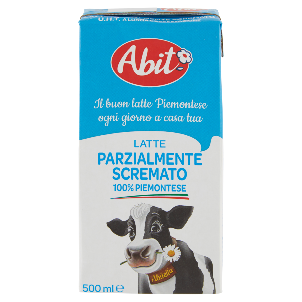 Abit Latte Parzialmente Scremato 100% Piemontese 500 ml
