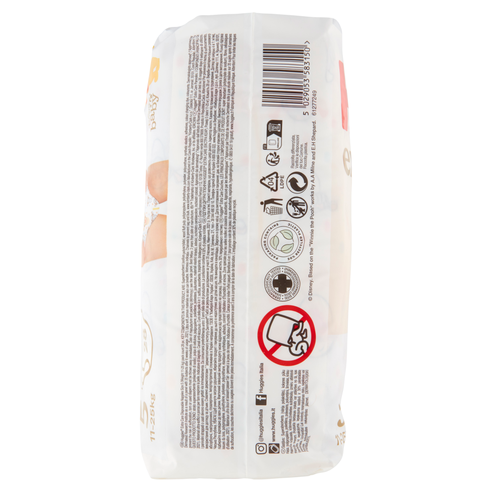 Huggies extra care Pannolini 5 11-25 Kg 28 pz