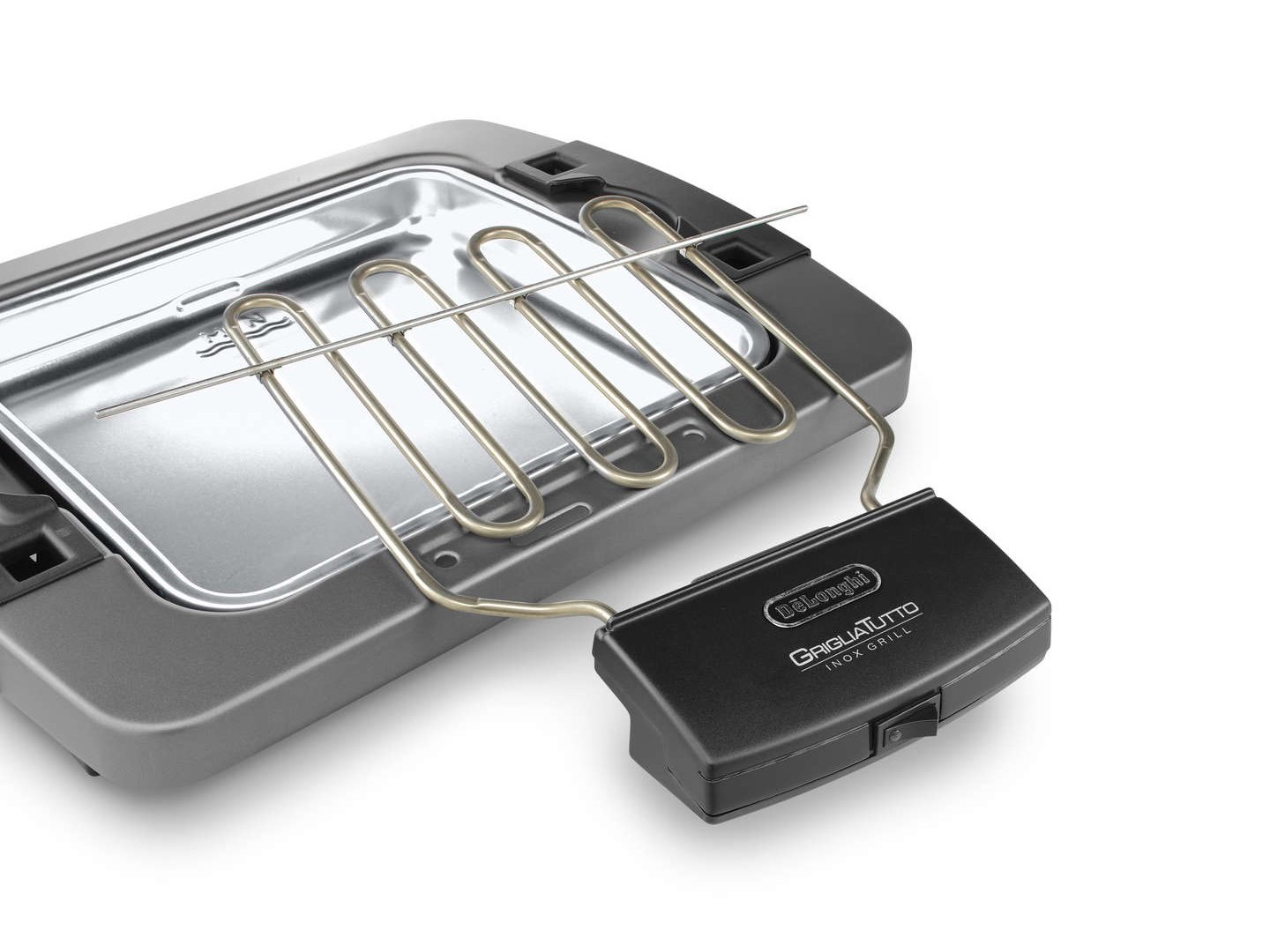 De&rsquo;Longhi BQ 60.X barbecue per l'aperto e bistecchiera Grill Da tavolo Elettrico Nero, Grigio 1900 W