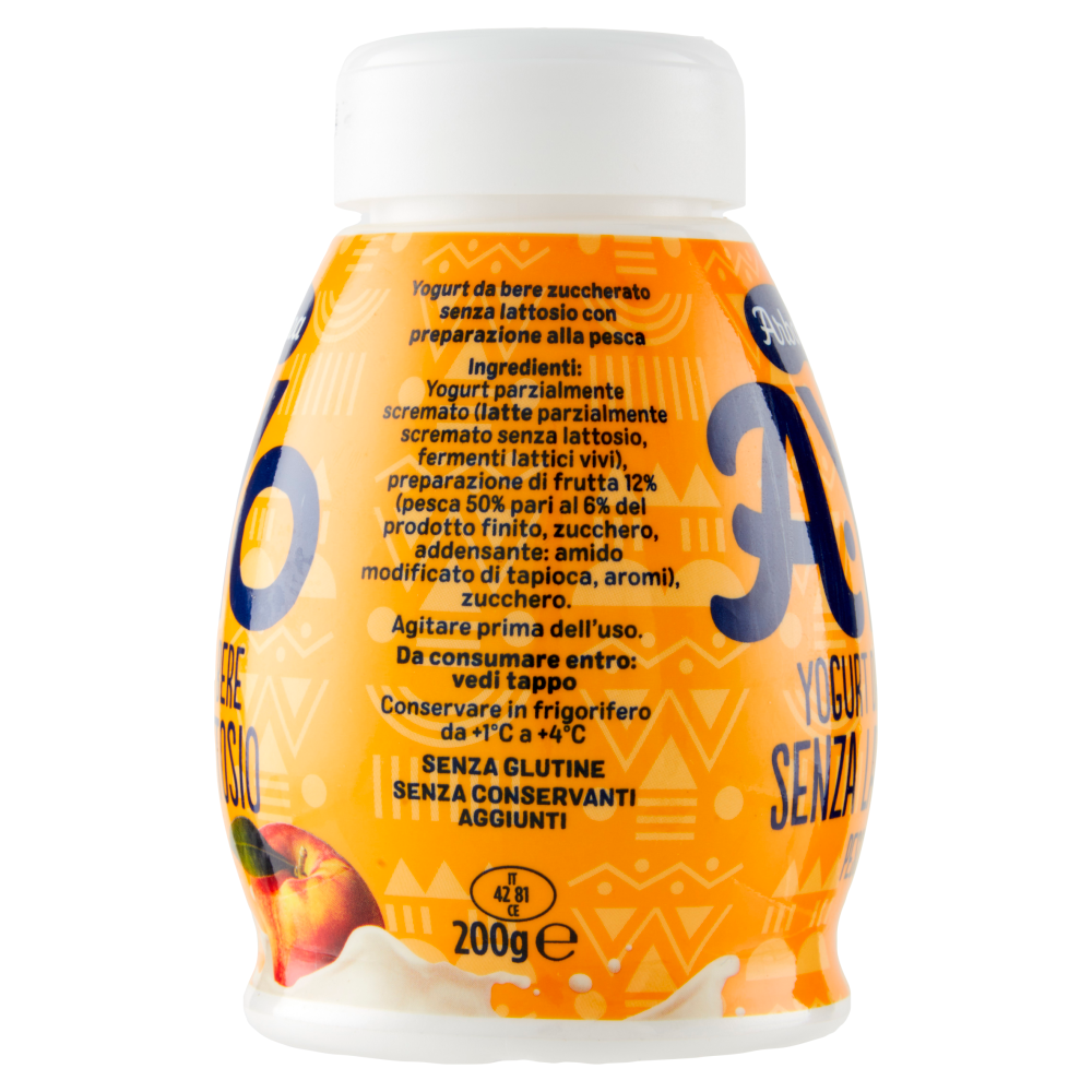 Arborea A-Yo Yogurt da Bere Senza Lattosio Pesca 200 g