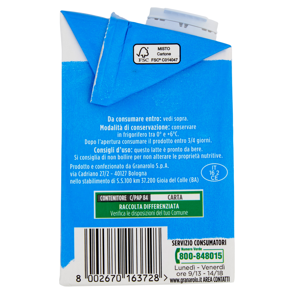 Granarolo Benessere Accadì Senza Lattosio 1% di Grassi 500 ml