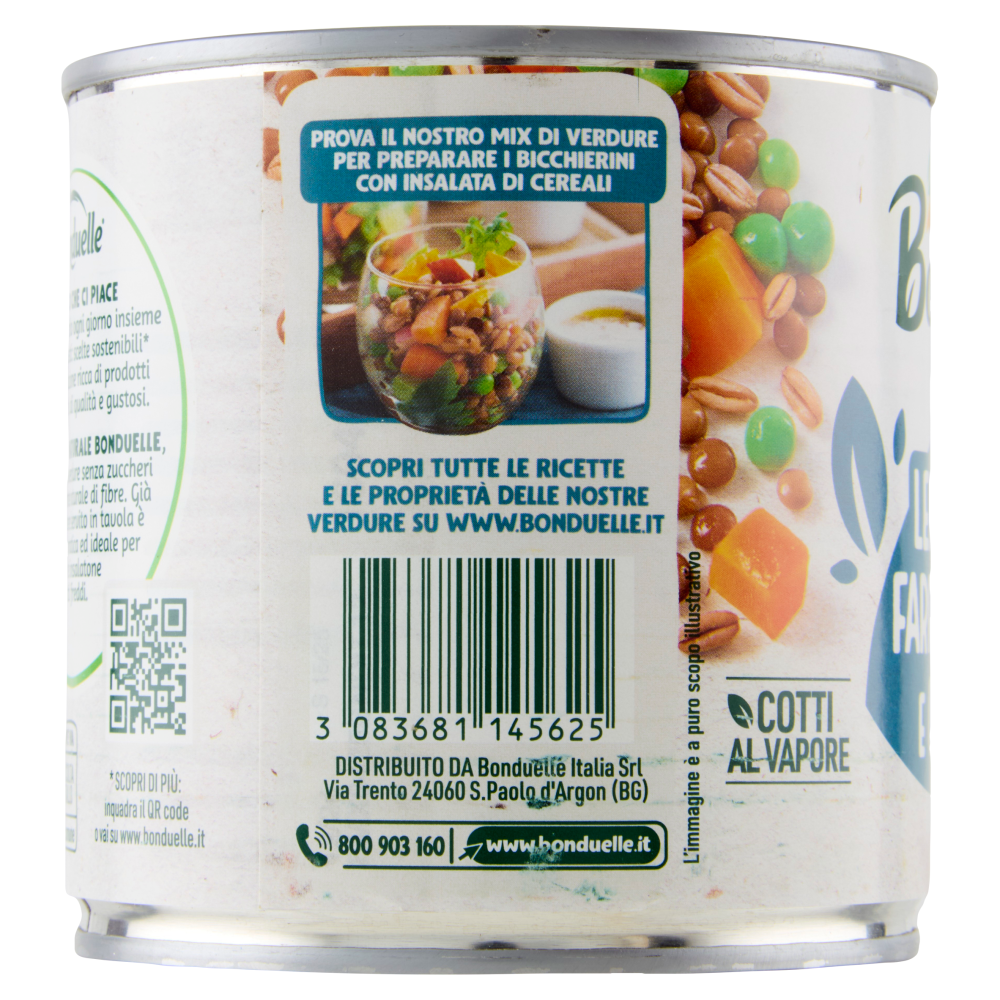 Bonduelle Lenticchie, Farro, Piselli e Carote 300 g