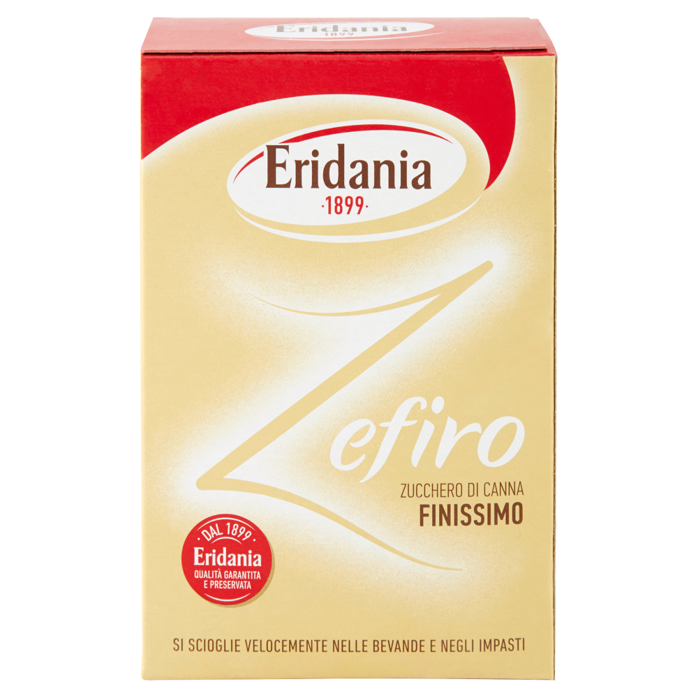 Eridania Zefiro Zucchero di Canna Finissimo 750 g