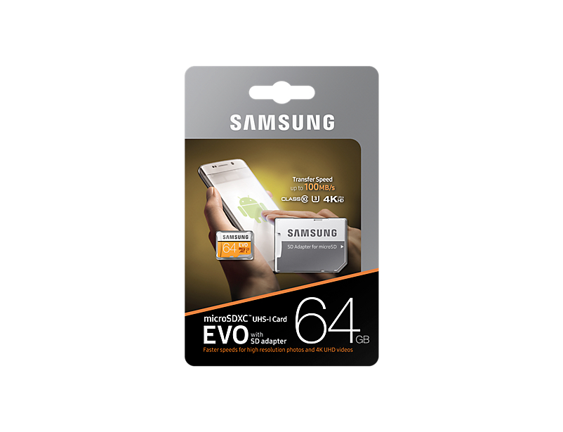 Samsung EVO microSD Memory Card 64 GB