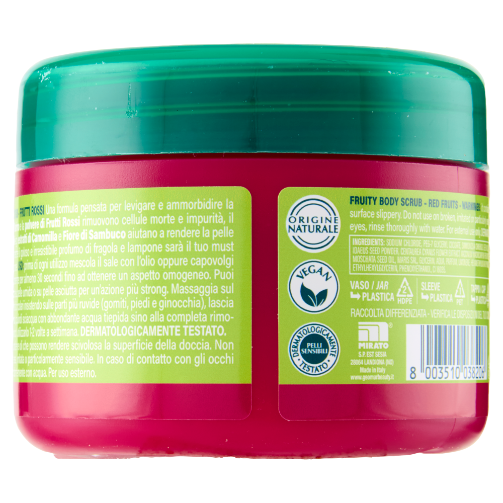 Geomar Fruity Body Scrub frutti rossi 300 g