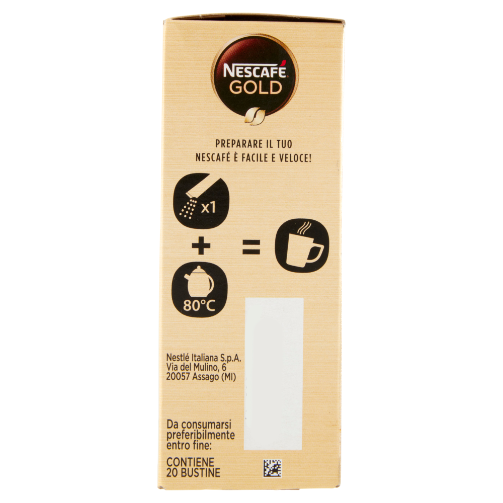 NESCAFÉ Gold Caffè Solubile 20 Bustine da 1,7g