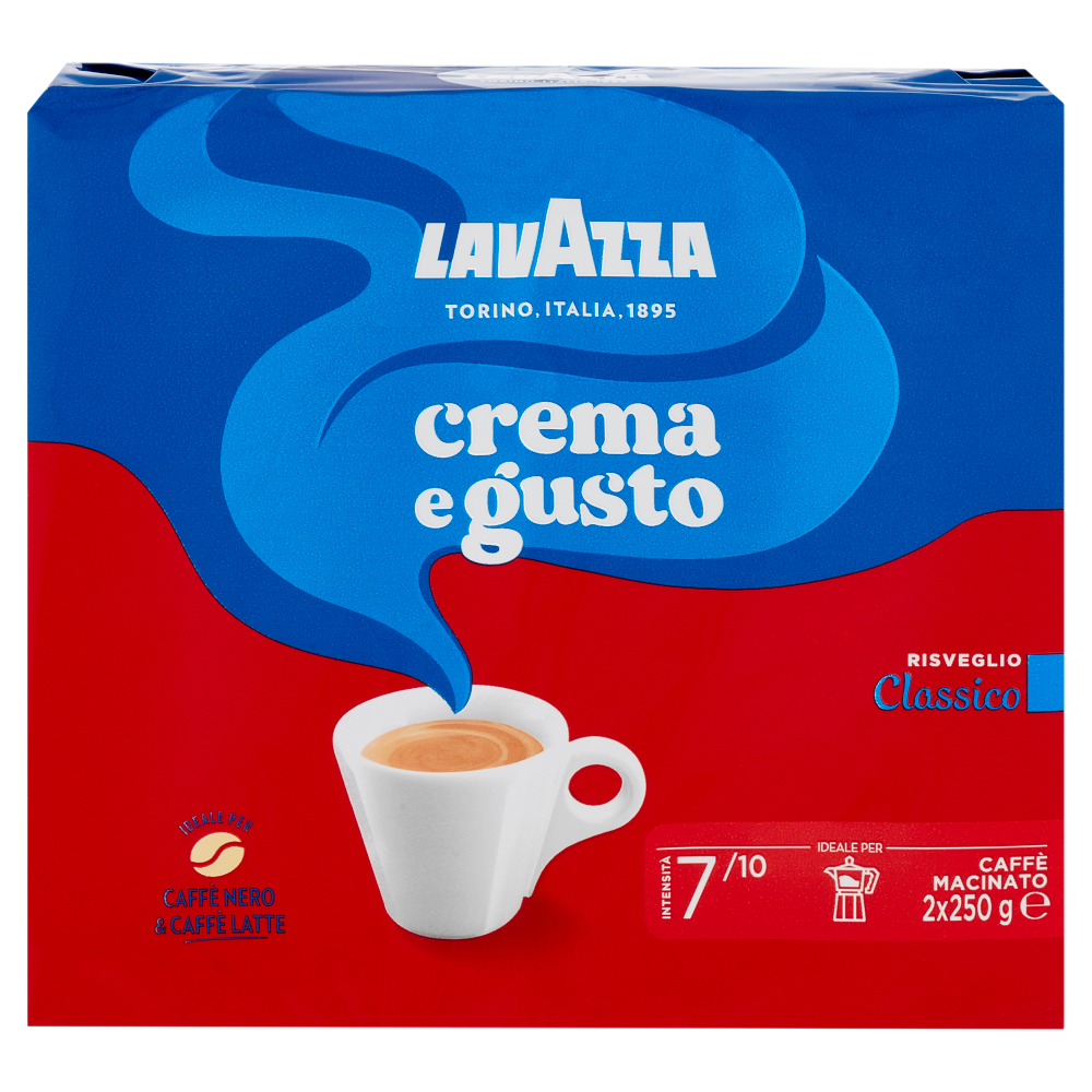 Lavazza crema e gusto Classico Caffè Macinato 2 x 250 g