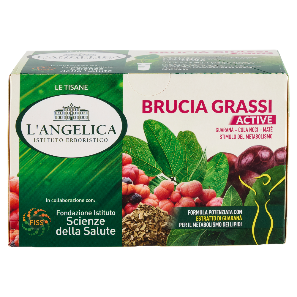 L'Angelica Le Tisane Brucia Grassi Active 18 Filtri 32,4 g