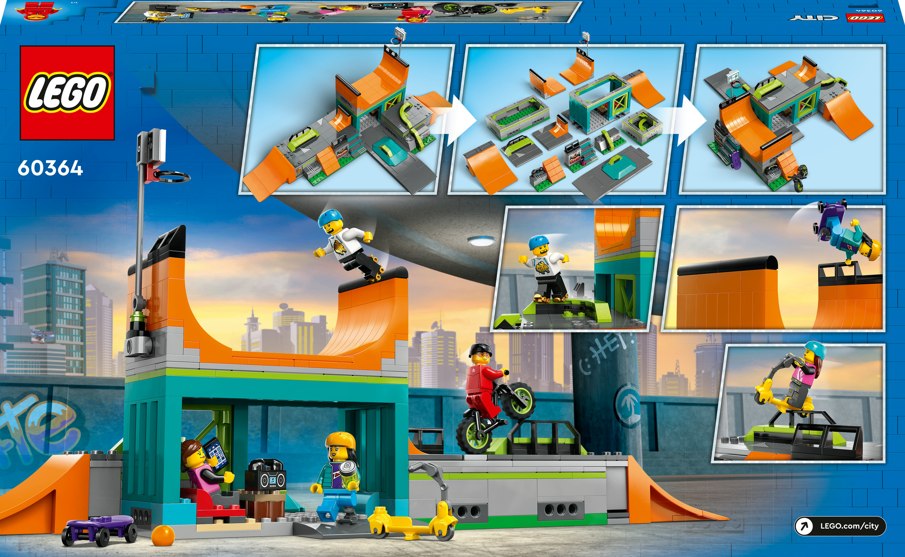 LEGO City Skate Park urbano