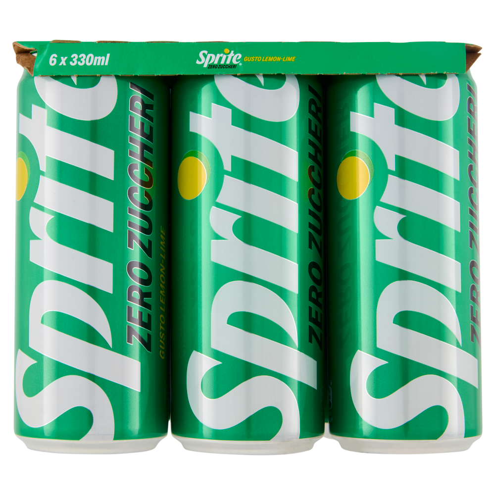 Sprite Zero Lemon-Lime Can Sleek 6 X 33 cl
