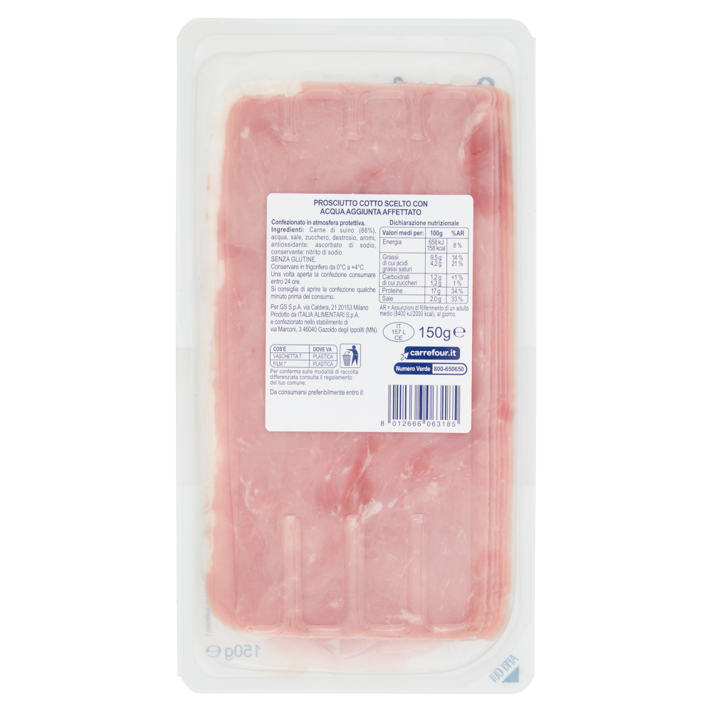 Simpl Prosciutto Cotto Scelto 150 g