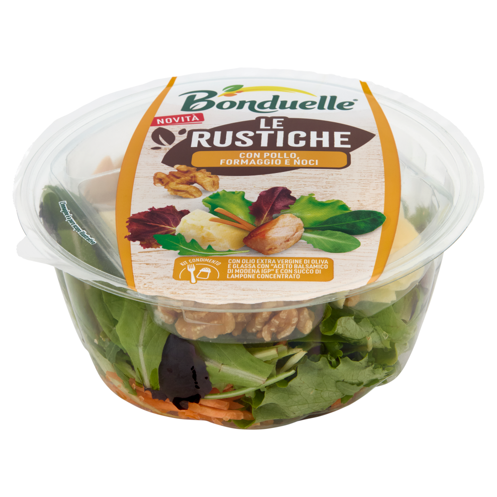 Bonduelle Le Rustiche con Pollo, Formaggio e Noci 140 g 