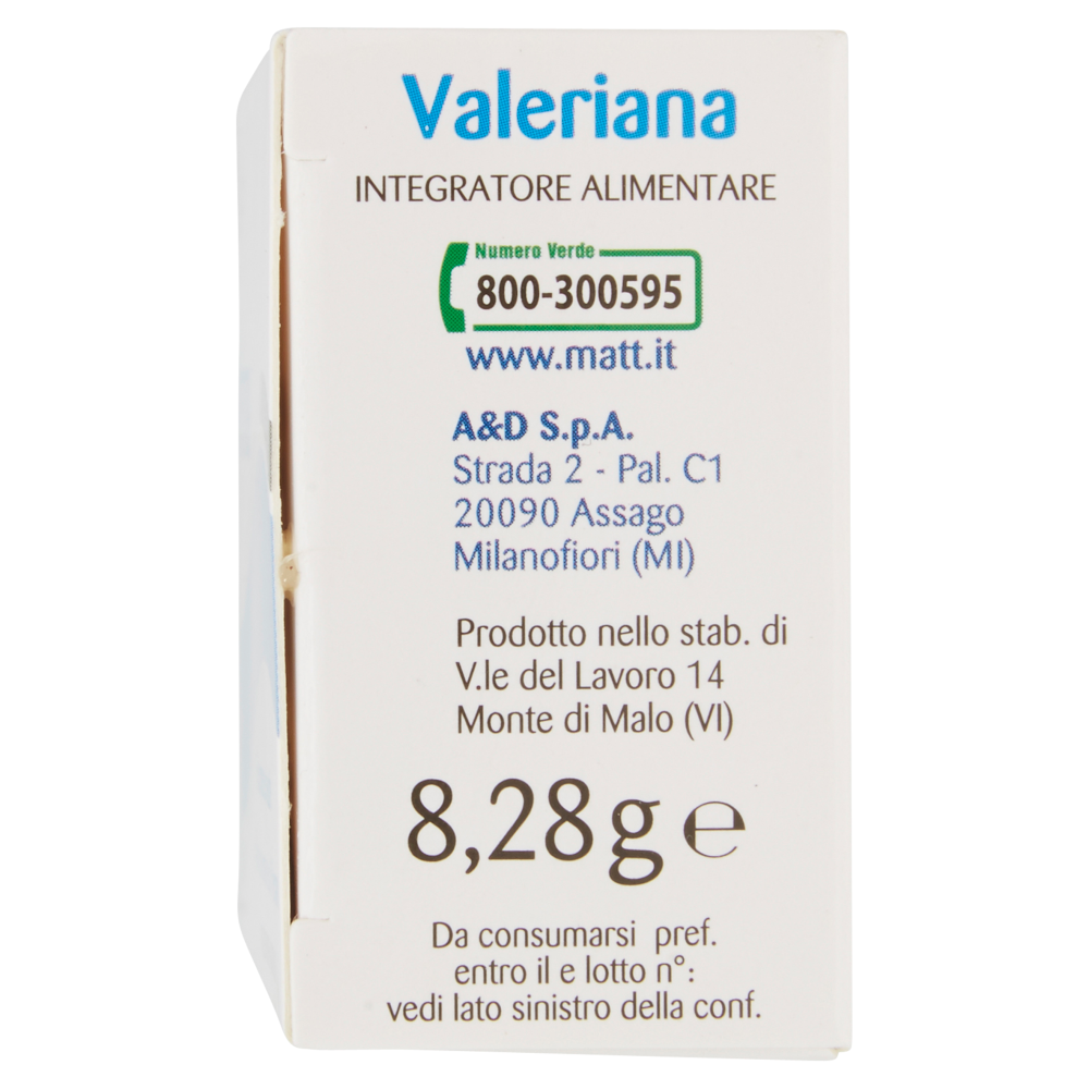Matt Divisione Pharma Valeriana 60 compresse 8,28 g